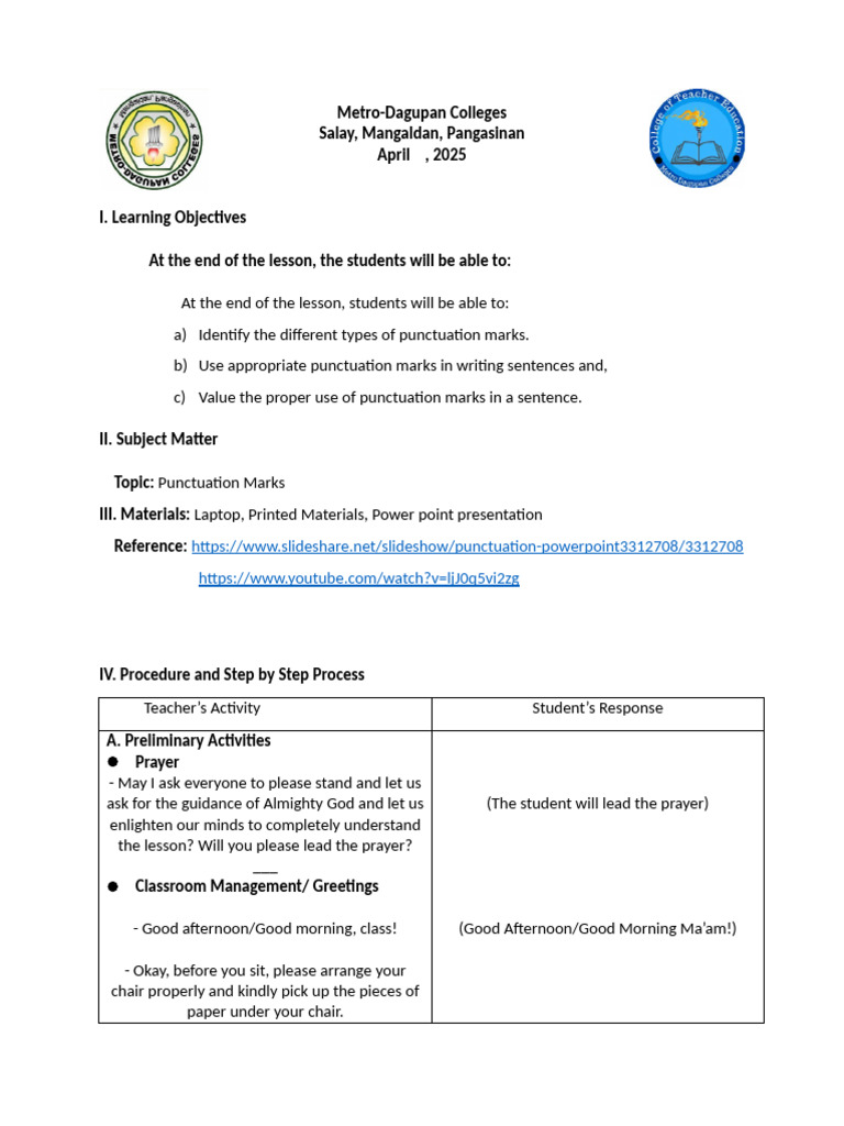 Understanding Punctuation Marks in Writing | PDF | Punctuation ...