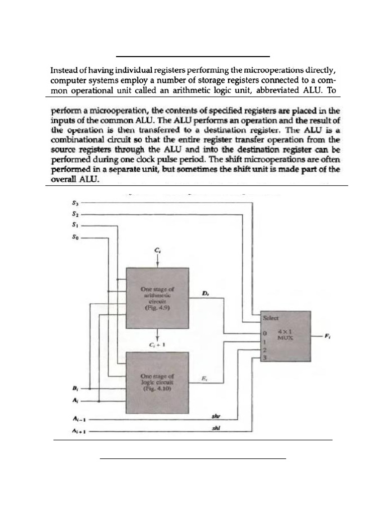 25 - Arithmetic Logic Unit Design | PDF