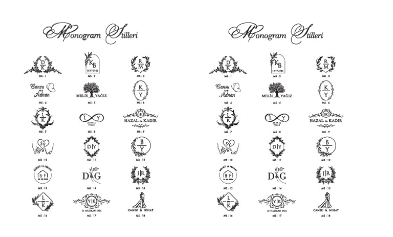 Ekonom Monogram Stilleri | PDF