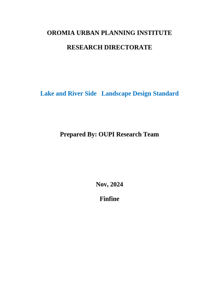 Lake and Riverside Design Standards | PDF | Riparian Zone | Sustainability