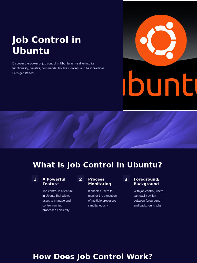 Master Job Control in Ubuntu | PDF | Computer Keyboard | Computer ...