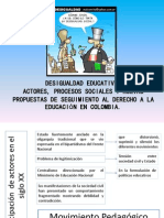Desigualdad educativa y nuevas propuestas en Colombia