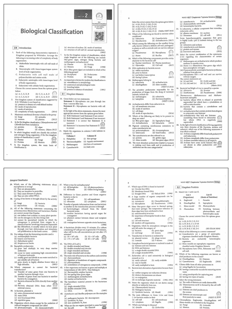 Biological Classification | PDF
