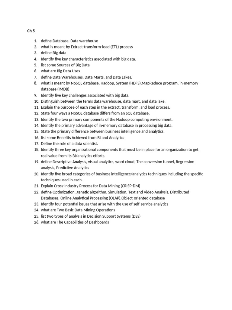 Big Data Concepts and Analytics Overview | PDF