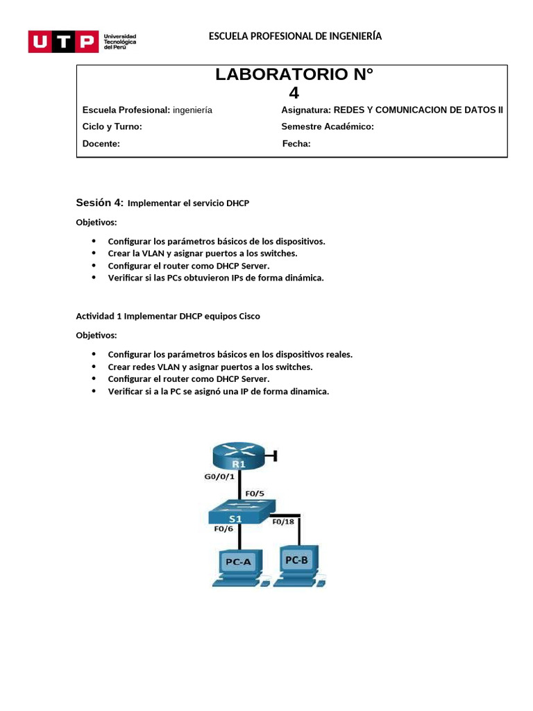 S04 - s1 - Laboratorio 04 | PDF | Dirección IP | Estándares de internet