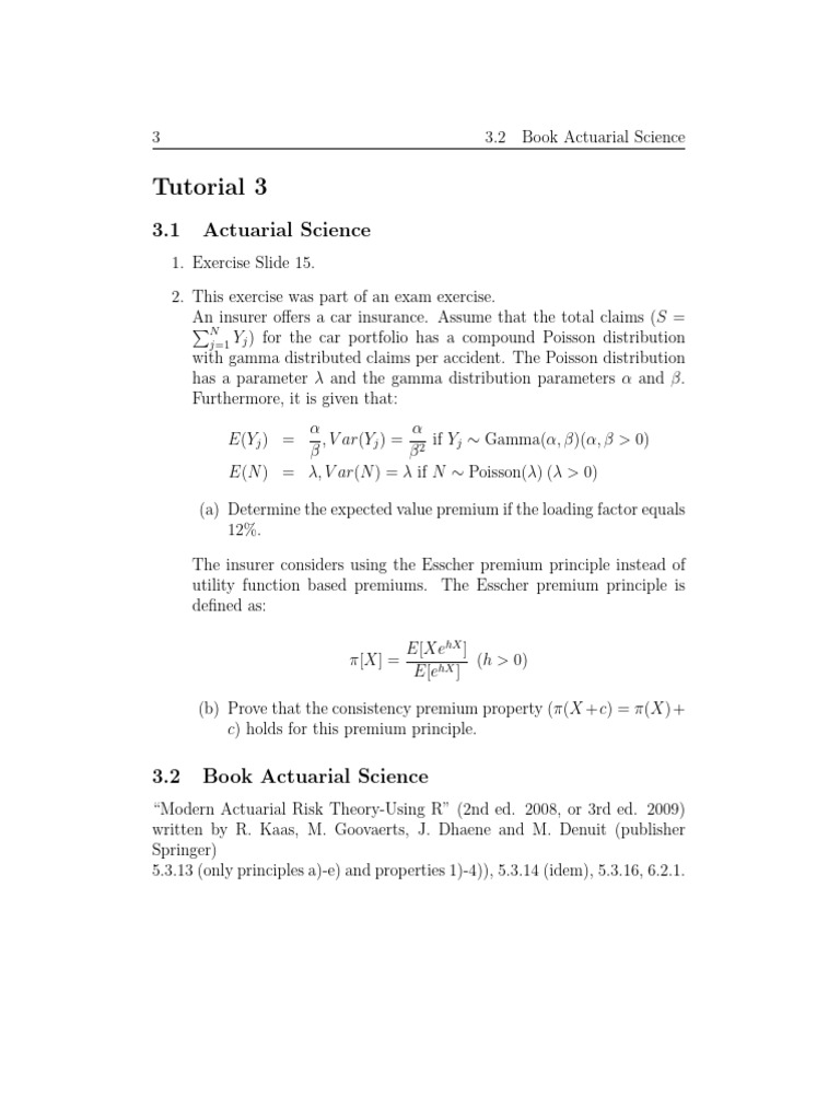 Actuarial and Finance Exam Exercises | PDF | Net Present Value ...