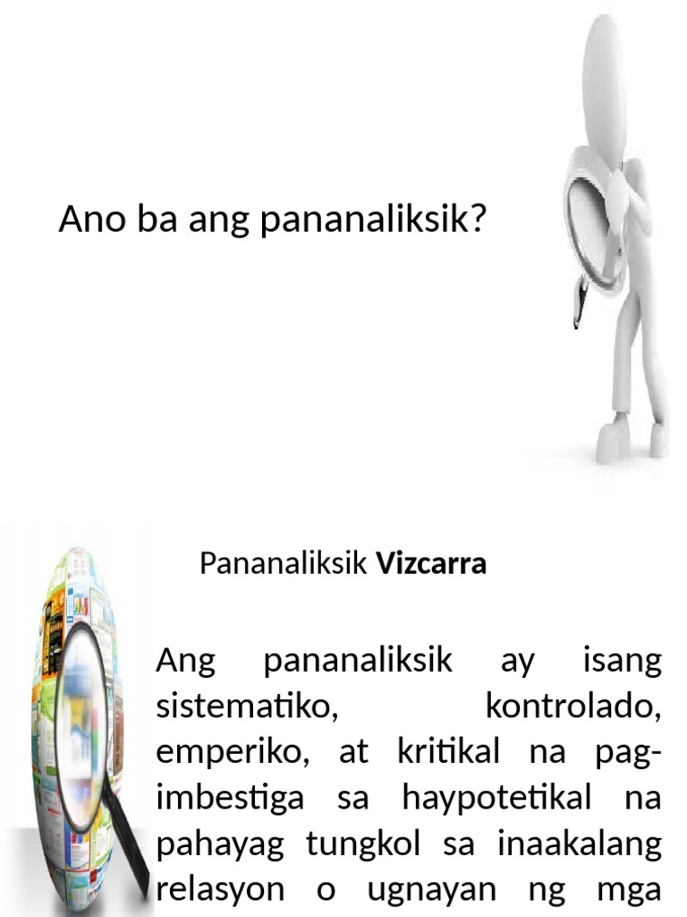 Ano Ba Ang Pananaliksik | PDF