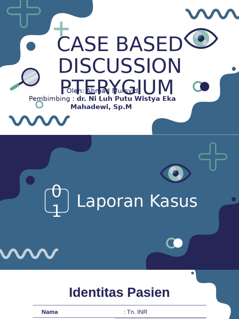 Case Based Discussion (Pterygium) JRD | PDF