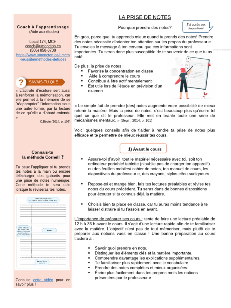 Techniques efficaces de prise de notes | PDF | Application | Informatique
