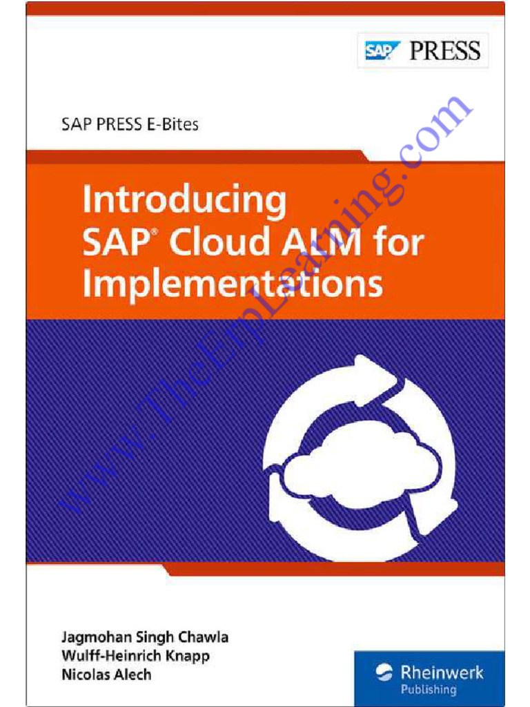 Introducing SAP Cloud ALM For Implementations Sample | PDF
