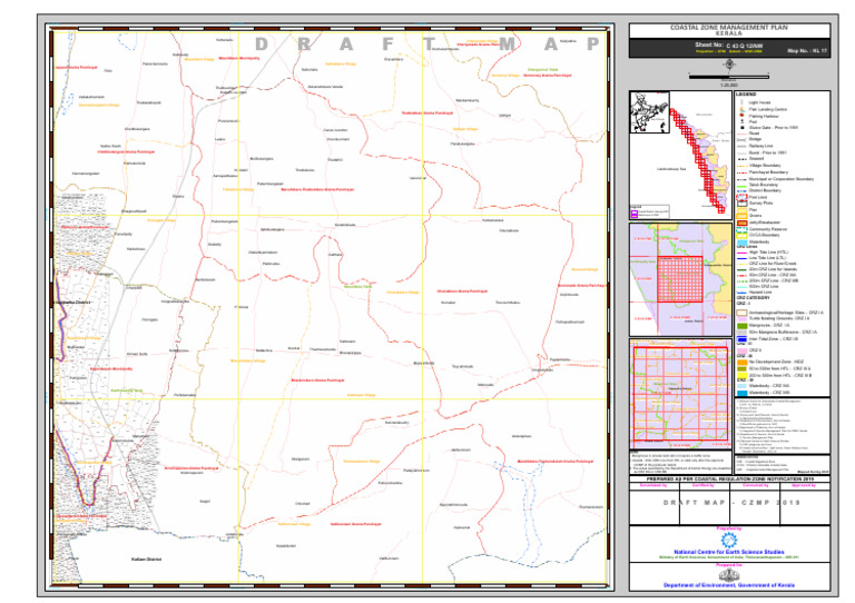 Coastal Zone Management Plan Kerala | PDF | Geodesy | Geographical ...