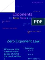 Exponents Power Point