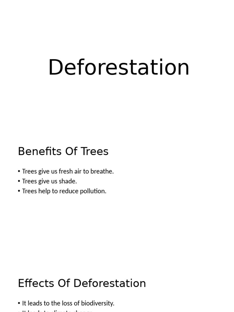 Impact of Deforestation on Ecosystems | PDF