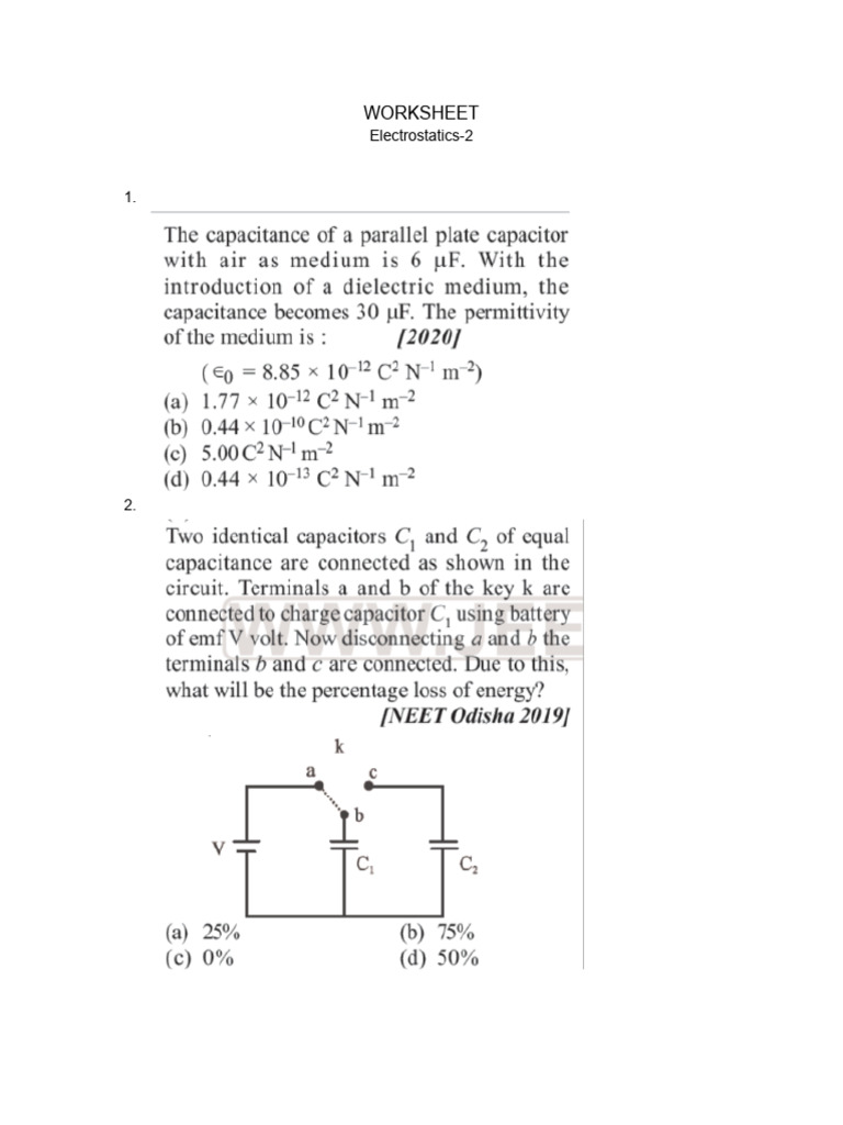 Electrostatics 02 | PDF