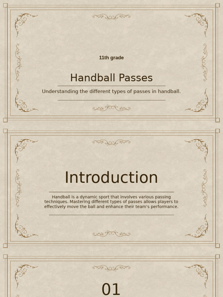 Types of Passes in Handball | PDF | Sports Rules And Regulations ...