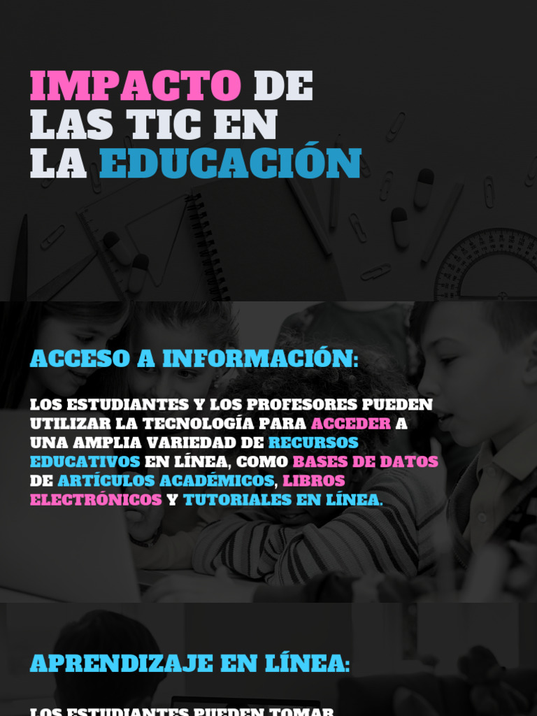 Impacto de Las TIC en La Educación | PDF