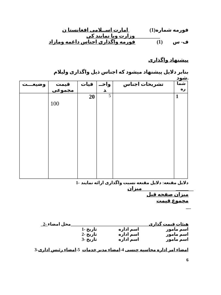 فورم ف س ۱ | PDF