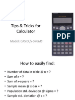 Download Tips and Tricks for Calculator Casio Fx-570MS by ammar_thaqif SN90126870 doc pdf