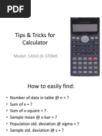 Download Tips and Tricks for Calculator Casio Fx-570MS by ammar_thaqif SN90126870 doc pdf