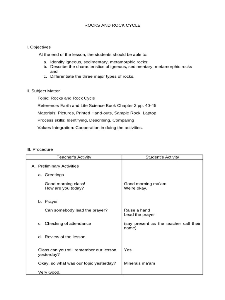 Understanding Rocks and the Rock Cycle | PDF | Rock (Geology ...