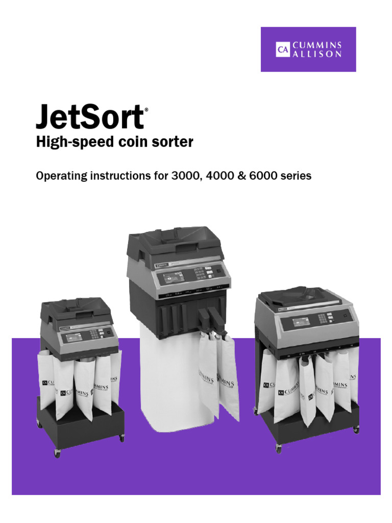 JetSort 4000 Operating Instructions | PDF | Computer Keyboard | Computing