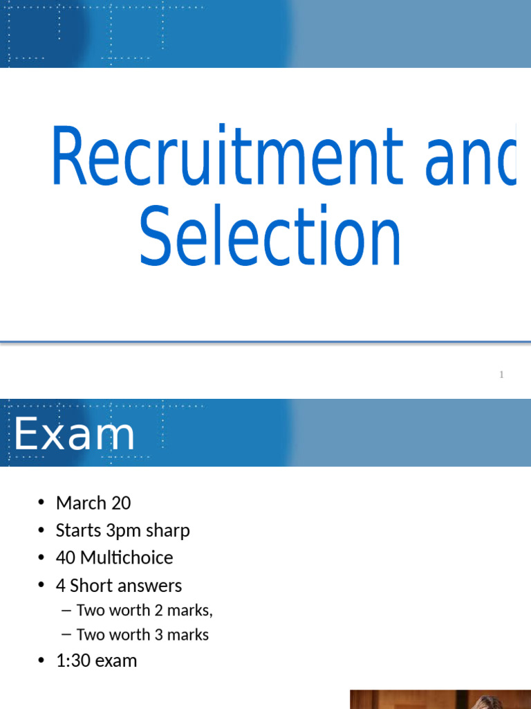 Effective Recruitment and Selection Guide | PDF | Recruitment ...