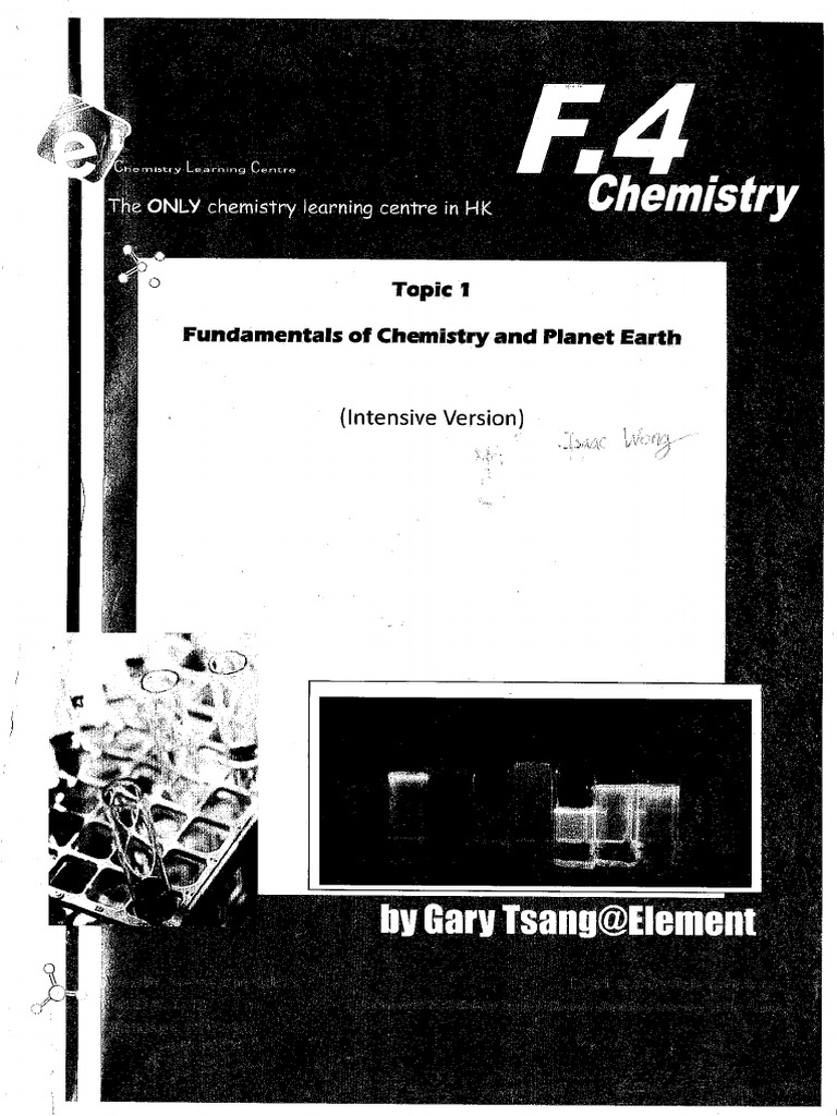 Chem ELECLC Notes T1 Planet Earth | PDF