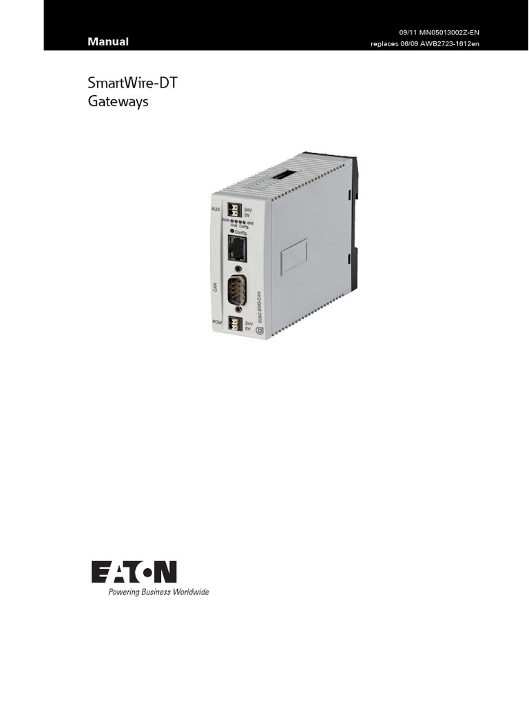 SmartWire-DT Gateway Installation Guide | PDF | Computer Network ...