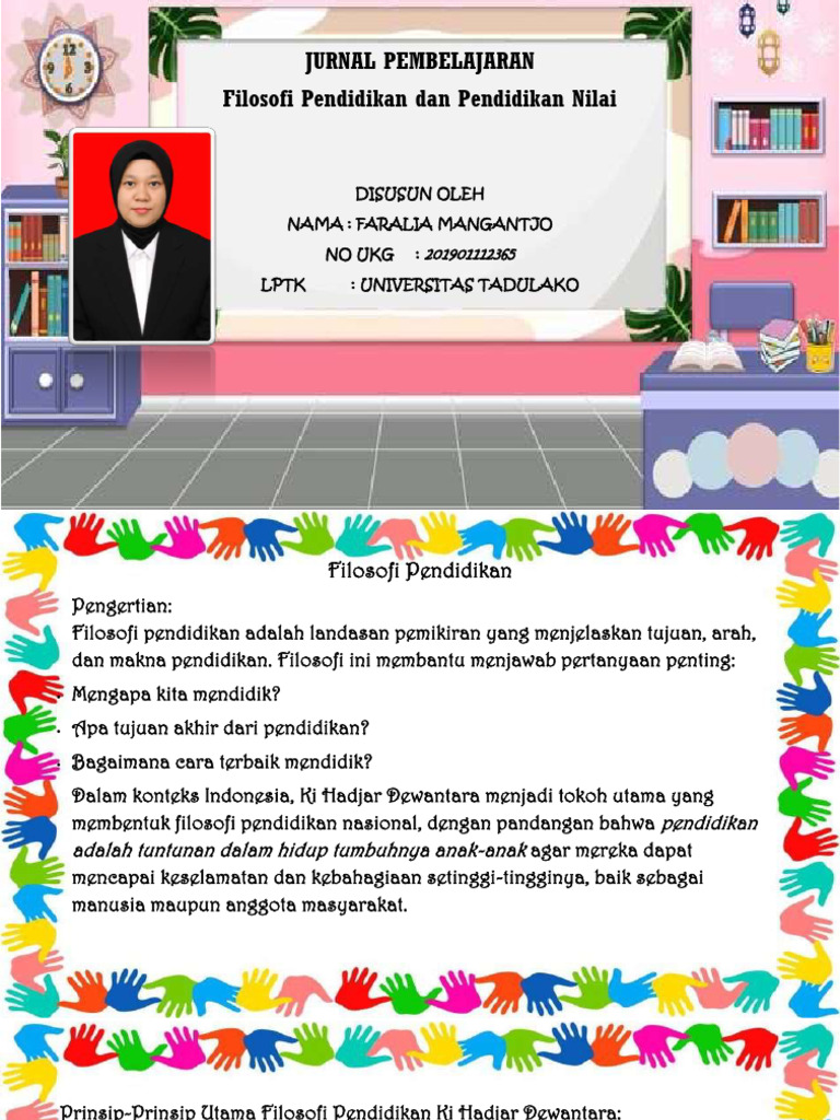 Jurnal Pembelajaran Filosofi Pendidikan | PDF
