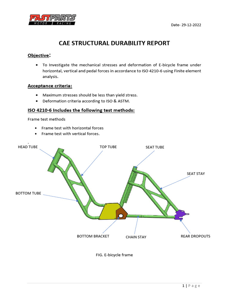 Cae Structural Durability Report - Torque | PDF | Strength Of Materials ...