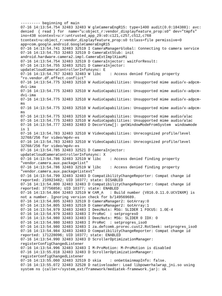 Logcat 1752653634643 | PDF | Computing | Computer Engineering
