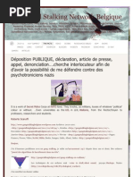 Download Gang stalking Belgium Wordpress Com 18 Avril by Simon Benjamin SN90130483 doc pdf