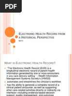 Download Electronic Health Record From a Historical Perspective by Mhel Himor SN90130909 doc pdf