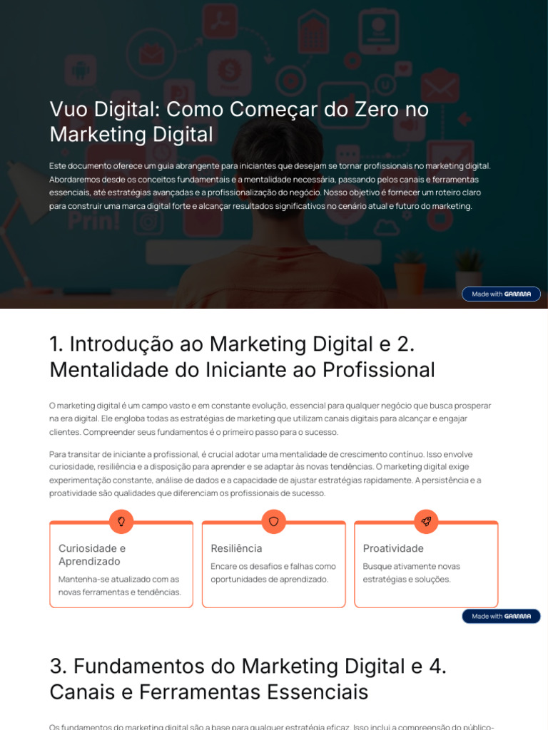 Guia Completo para Iniciantes em Marketing Digital | PDF | Marketing ...