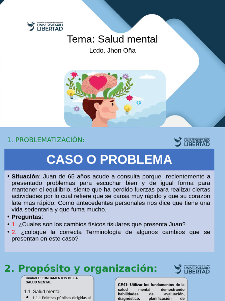 Salud Mental y Envejecimiento en Adultos Mayores | PDF | Vejez | Adultos