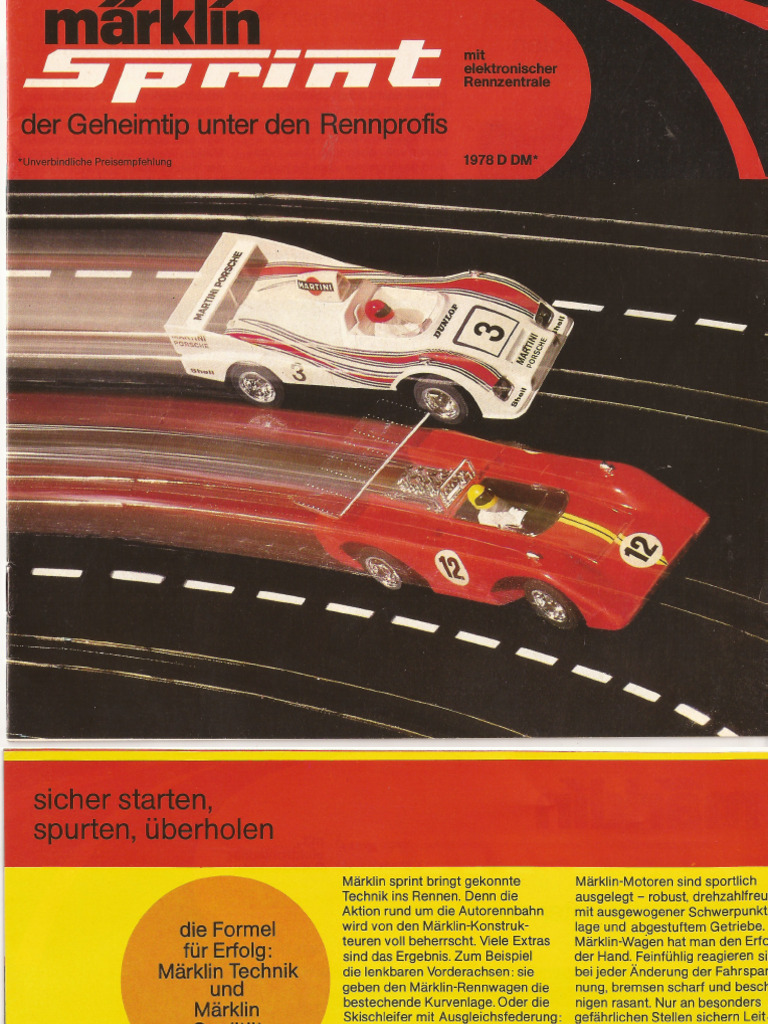 Märklin Katalog 1978 (Märklin Sprint) | PDF