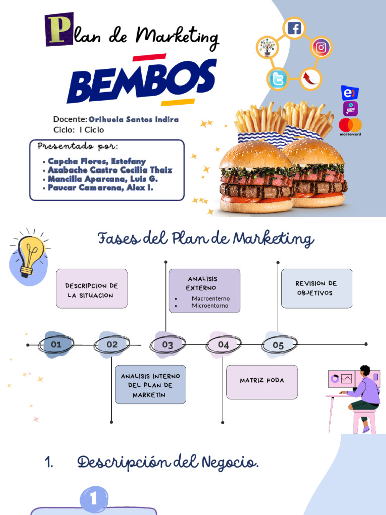 Plan de Marketing para Bembos 2023 | PDF | Marketing | Economias