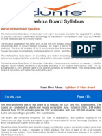 Maharashtra Board Syllabus