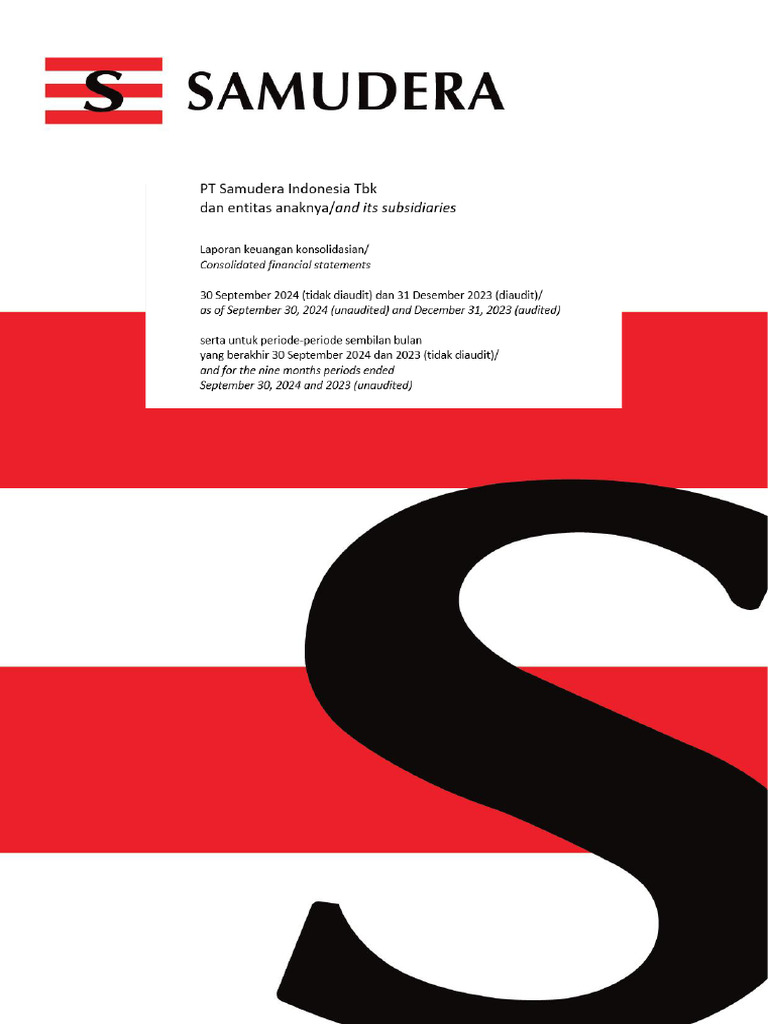 Samudera Indonesia Annual Report 2024 | PDF | Dividend | Equity (Finance)