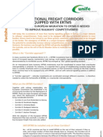 ERTMS Facts Sheet 15 - International Freight Corridors Equipped With ERTMS