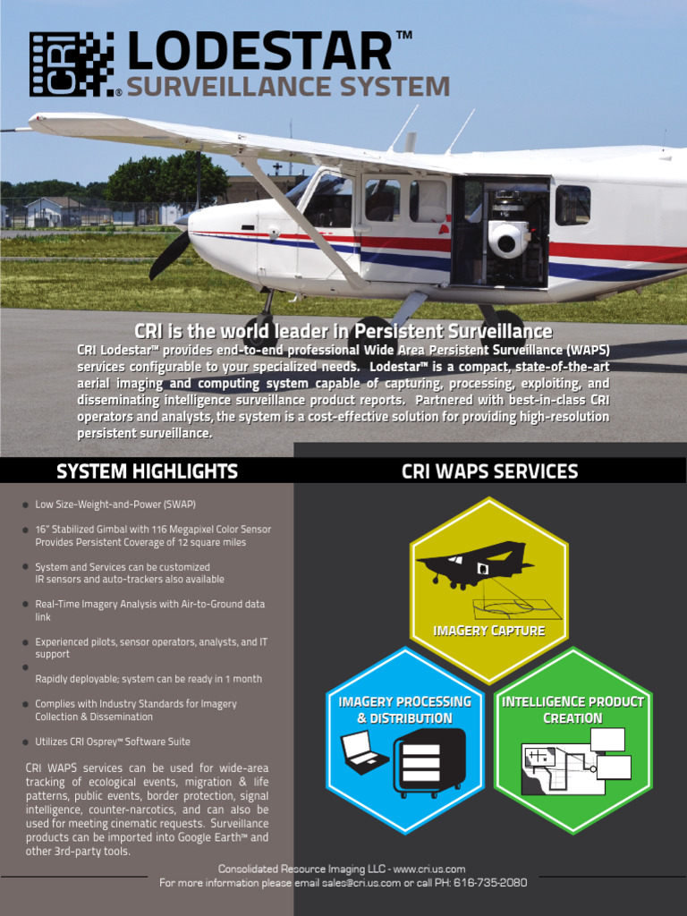 944 - LodeStar Surveillance System | PDF | Surveillance | Computing