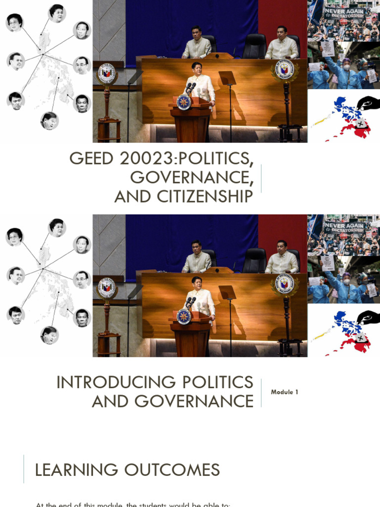 Understanding Politics and Governance | PDF | Governance | Theory
