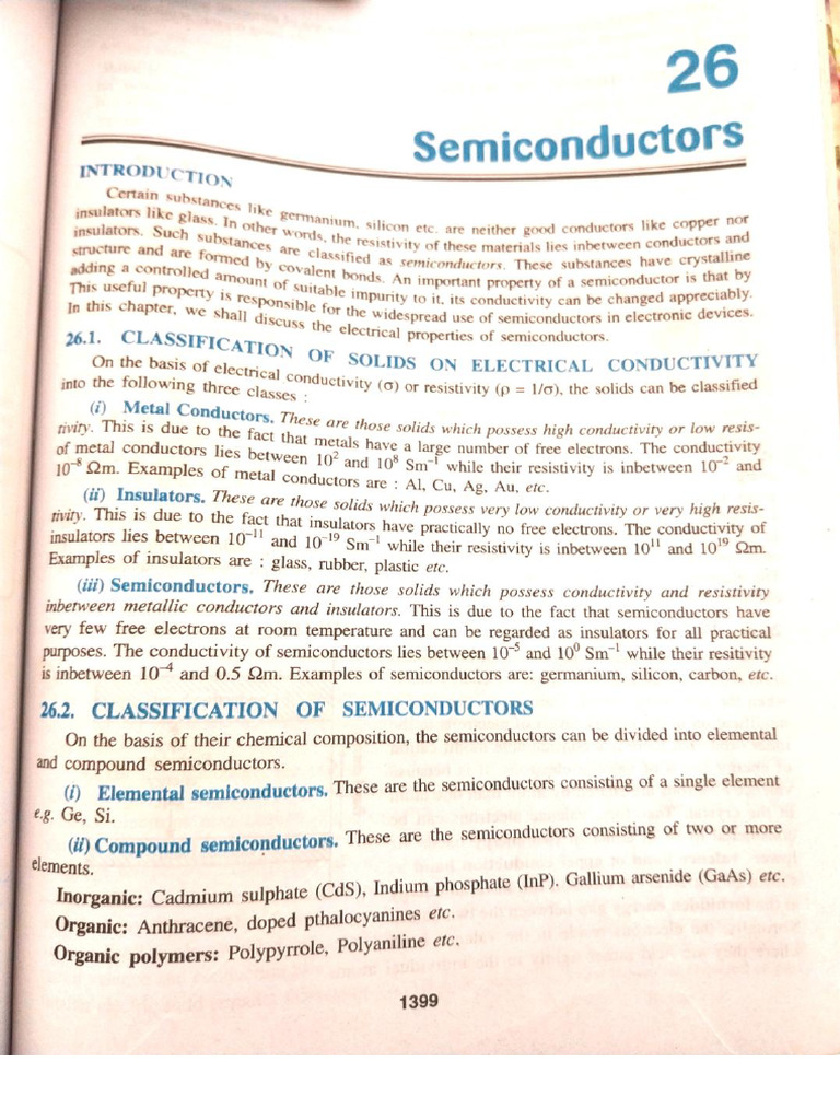 Semiconductor Electronics | PDF