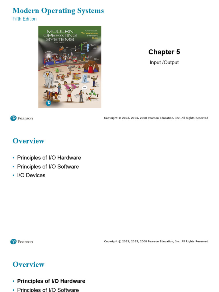 Chapter 05 - Input-Output | PDF | Solid State Drive | Input/Output
