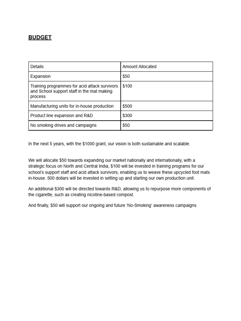 Budget | PDF