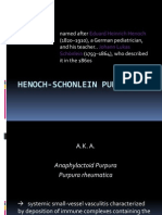 Henoch-Schonlein Purpura Discussion