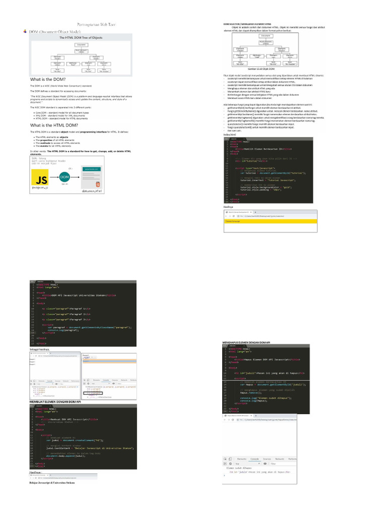 Catatan Pemrograman Web | PDF