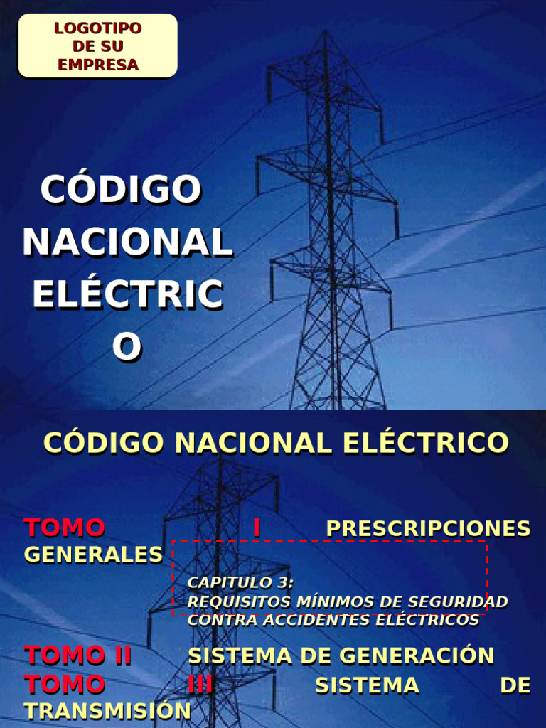 Código Nacional Eléctrico1 | PDF | Corriente eléctrica | Aislador ...
