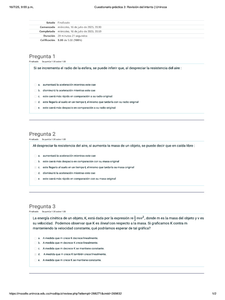 Cuestionario Practica 3 | PDF