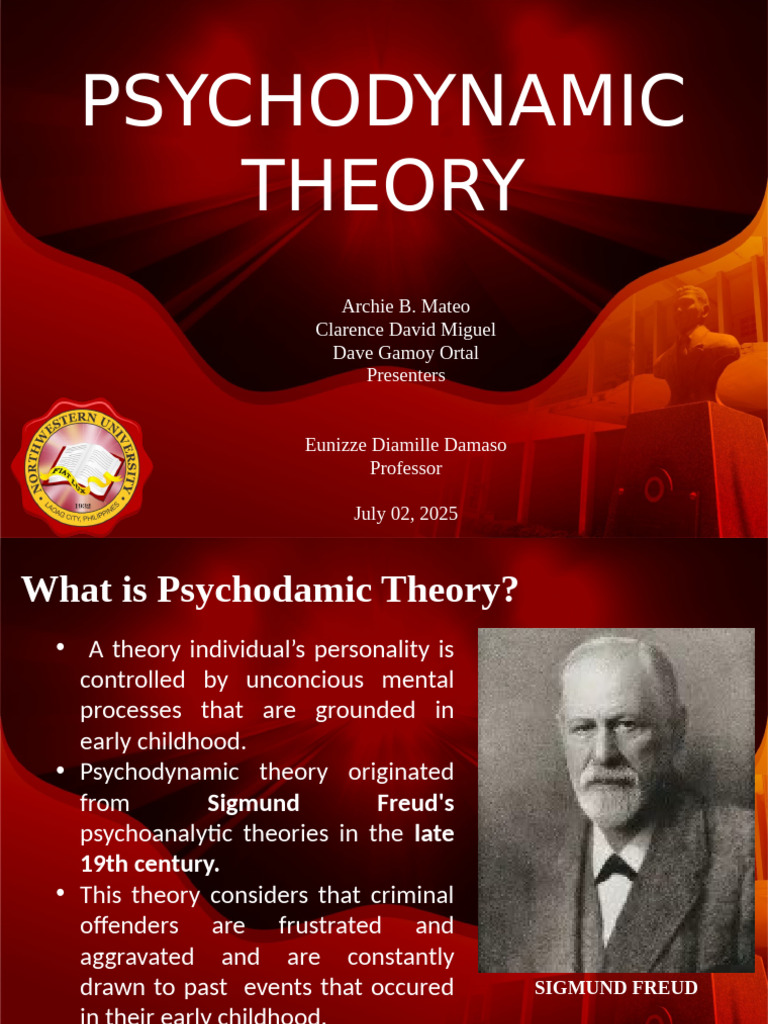 Understanding Psychodynamic Theory | PDF